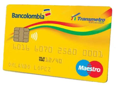 Ver todas las preguntas de los el código de seguridad, consiste en un código de validación de autenticidad de tu tarjeta de pago visa. TU TARJETA DEBITO BANCOLOMBIA ES TU TIQUETE EN TRANSMETRO