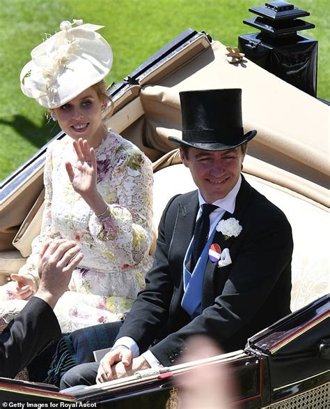 Princess Beatrice Chats To Prince And Princess Of Wales At Ascot Daily Mail Online