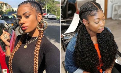 Men and women, adults and children can enjoy wearing to make things clear, feed in or feeder braids are a variation of good old cornrow styles. 23 Stylish Ways to Wear 2 Feed in Braids | Page 2 of 2 | StayGlam