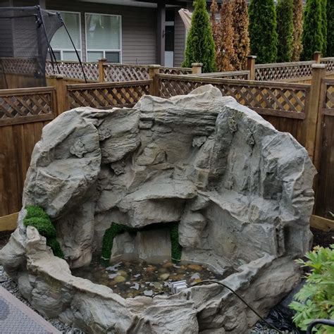 Rocks and boulders can add interest to any landscape, garden or yard. ROCKY WATERFALL | Custom Artificial Rock Waterfalls ...