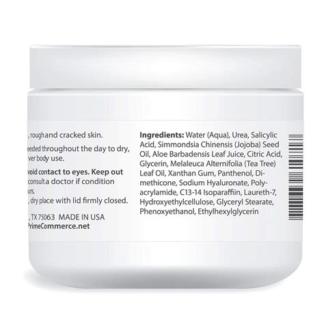 Urea Labs 10 Urea Cream W Salicylic Acid And Lavender Oil Daily