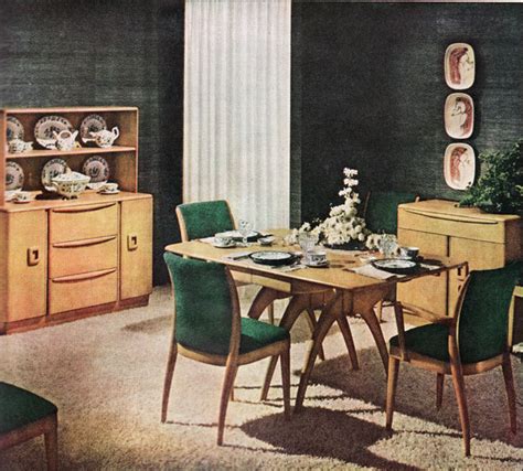 Sync up your dining room style with these full dining room sets from star furniture. 1950s Heywood Wakefield Dining Room | Flickr - Photo Sharing!