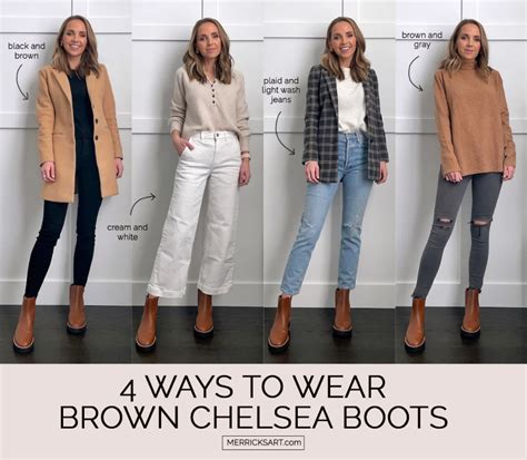 4 Outfits With Brown Chelsea Boots Merrick S Art Brown Chelsea Boots Brown Chelsea Boots