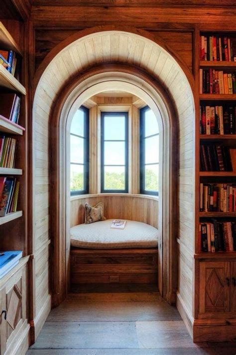 Cozy Reading Nook Home Library Design House Design Home Libraries
