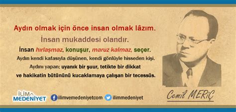 Cemil meriç hakkında çıkan yayınlar: CEMİL MERİÇ SÖZLERİ | İlim ve Medeniyet