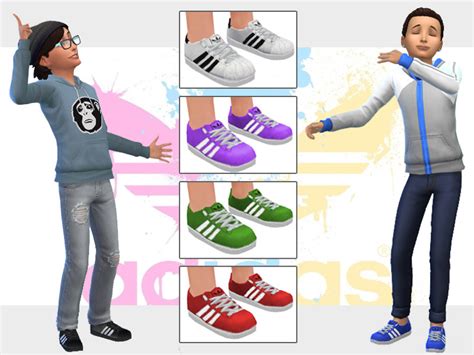 Adidas Shoes For Sims Kids The Sims 4 Catalog