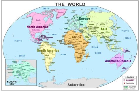 Welcome to the original better world map! Basic World Map | World map with countries, Map of ...