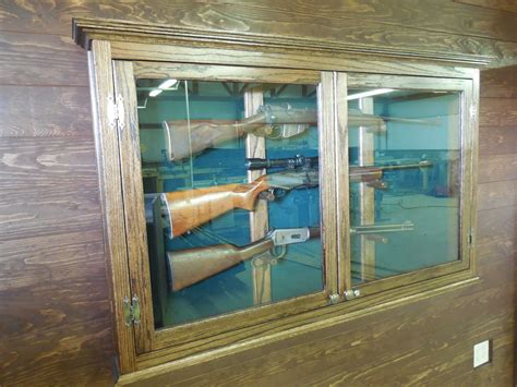 Hand Crafted Rifle Display Case By Longhorn Woodworks And Supply