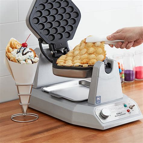 Bubble Waffle Maker Waring 120v Webstaurantstore