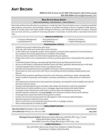 Completely free trial, no card required. Sample Resume for Sales Executive In Real Estate | Resume ...
