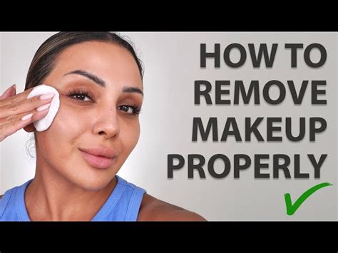 How To Properly Remove Face Makeup Saubhaya Makeup