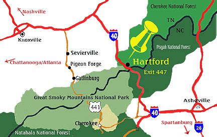 Tent camping is not permitted. Big Creek Cabin Rentals-Directions