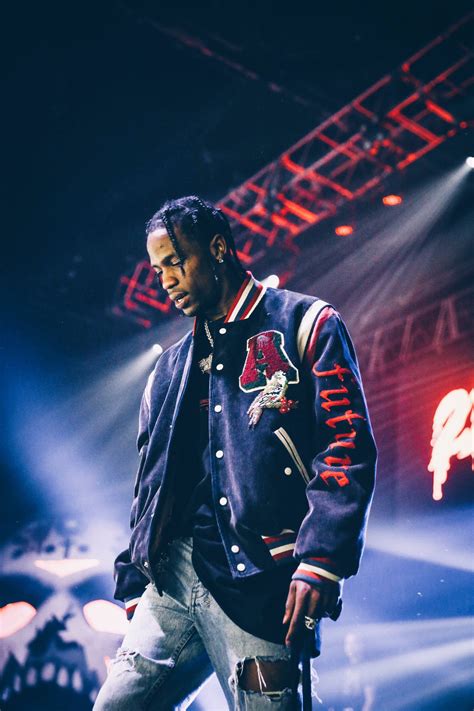 Travis Scott On Stage Travisscottwallpapers Shotbyjacques Travis