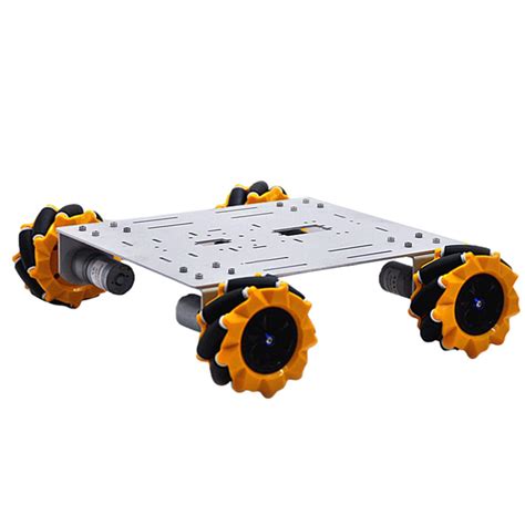 D 36 Diy 4wd Smart Metal Rc Robot Car Chassis Base With Omni Wheels 1
