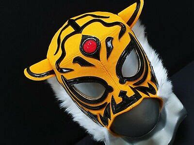 Tiger Mask Pro Wrestling Mask Luchador Costume Wrestler Lucha Libre