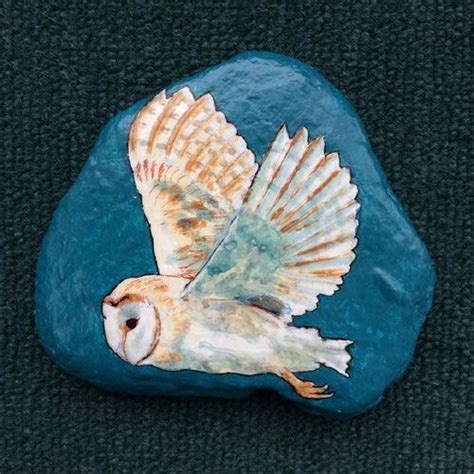 My Owl Barn: Hand-Painted Rocks With Simple Illustrations | Hand painted rocks, Painted rocks ...