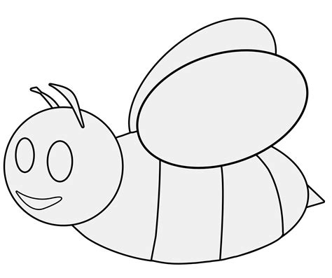 Cute bumble bee coloring pages download and print for free