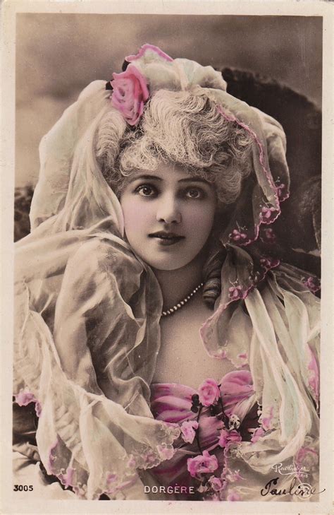 1907 Beautiful Edwardian Arlette Dorgere By Reutlinger Original French