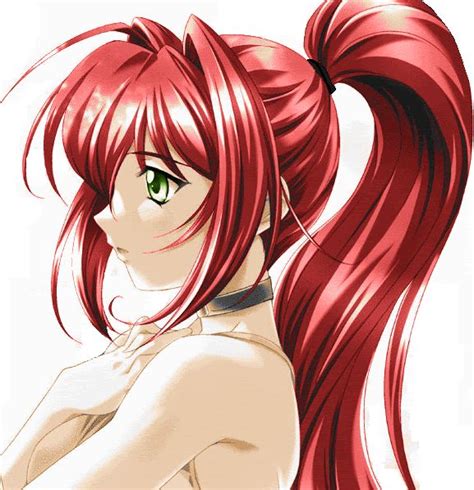 Red Hair Anime Pinterest Sexy Green And Eyes