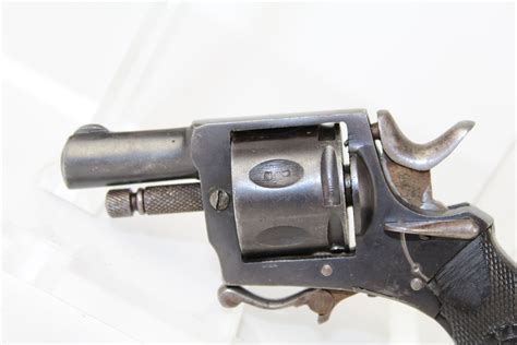 German Proofed Folding Trigger Pocket Revolver Candr Antique 003