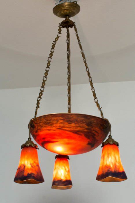 Muller Frères Lunéville Art Deco Pendant Lamp Catawiki
