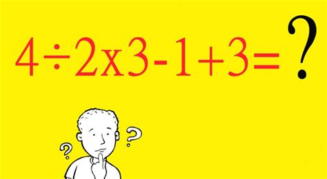 Math Brain Teaser Can You Solve This Calculation Quickly