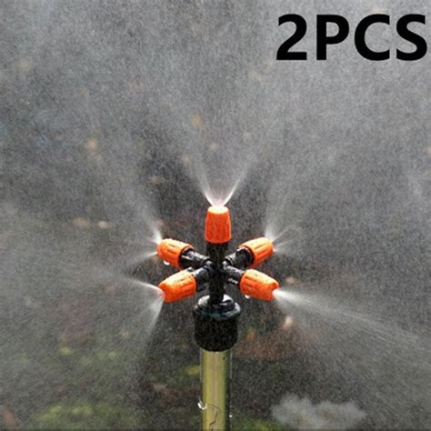 2pcs Garden Sprinklers Automatic Watering Grass Lawn 360 Degree Circle