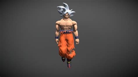 Goku Ultra Instinct With Animation Buy Royalty Free 3d Model By Bilal