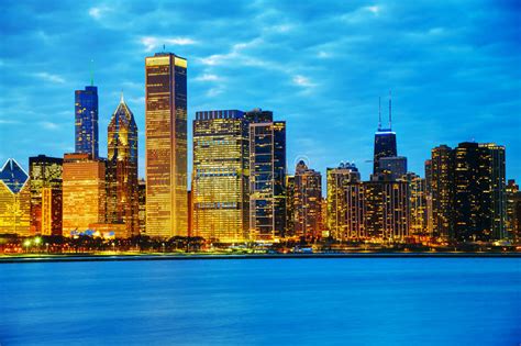 Chicago Downtown Cityscape Stock Image Image Of Midwest 42755687