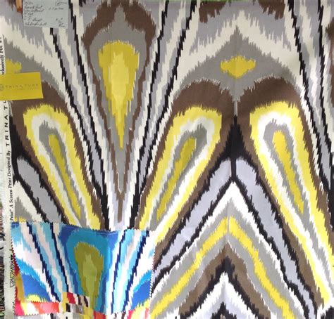 Trina Turk Fabric Remnant Schumacher Indoor Outdoor Acrylic