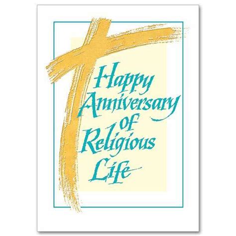 Card Religious Anniversary Gatto Christian Shop