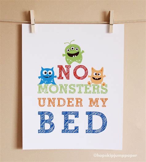 There Are No Monsters Under The Bed But The Wall Is A Different Story