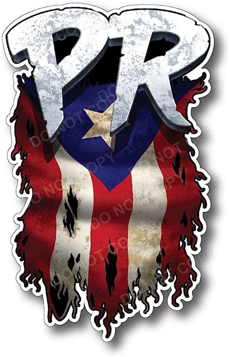 Dolly Decals And Stickers Puerto Rico Flag Decal Sticker