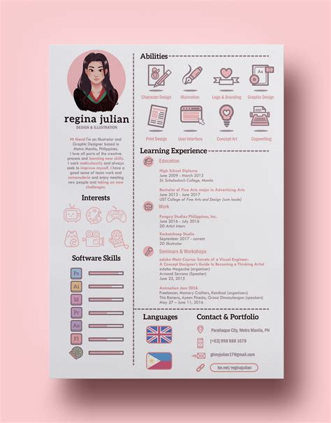 Graphic designer with background in computer imaging and it support. +11💯 Best Resume examples student plans in 2020 | Graphic design resume, Resume design creative ...