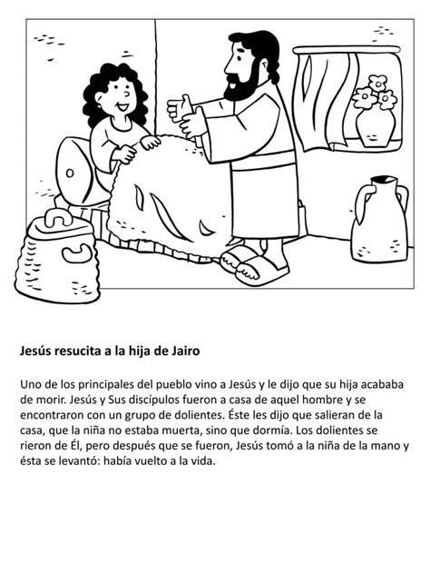 Los Milagros De Jesús Libro Para Colorear