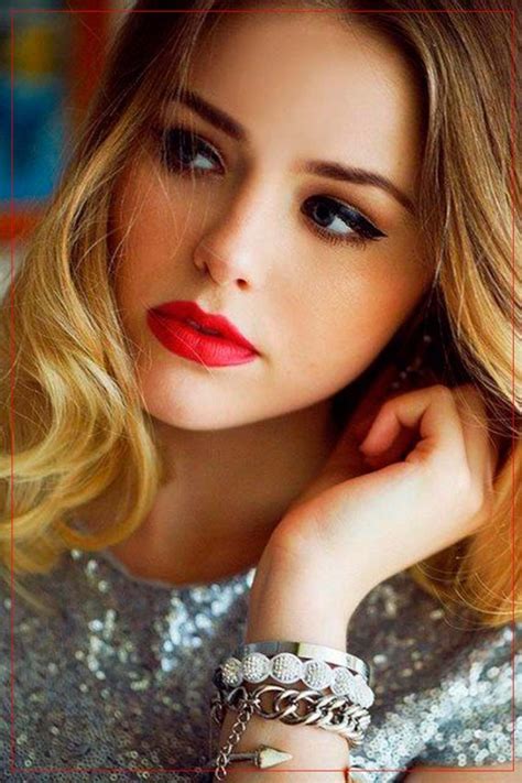 Bold Makeup Inspiration Red Lips And Cat Eyes
