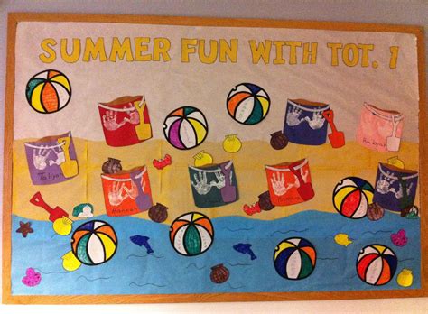 Summer Fun Beach Theme Bulletin Board Idea Summer Bulletin Boards