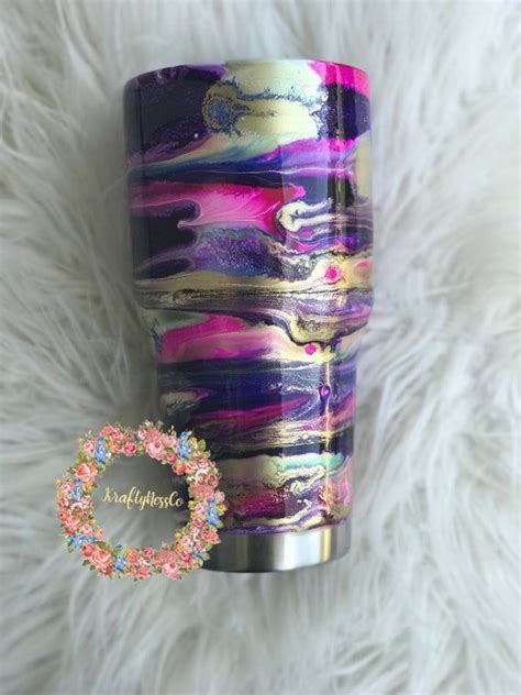 Ink Swirl Tumbler Personalized Tumbler T For Her Mothers Day