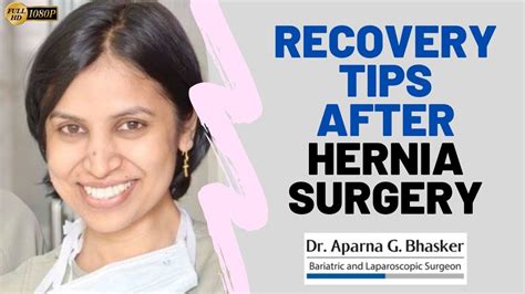 Recovery Tips After Hernia Surgery Dr Aparna Govil Bhasker Mumbai