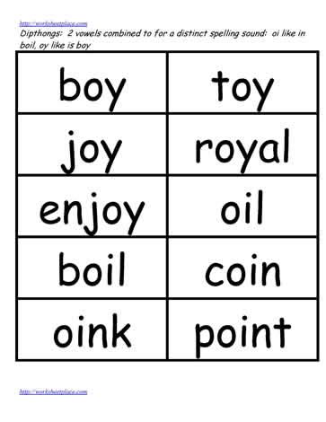 In this second grade reading and writing worksheet, kids choose digraphs such as sh or ch to. Oy And Oi Worksheets - printable Worksheets, word lists ...