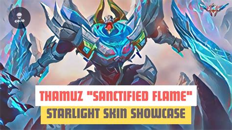 Thamuz Sanctified Flame Starlight Skin Showcase Mobile Legends Bang