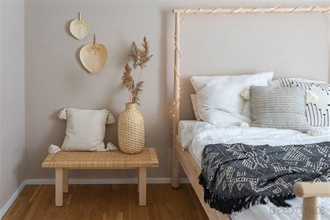 Neue Wandfarbe fürs Schlafzimmer: Ein Boho-Traum in Beige ...