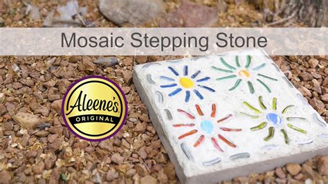 DIY Mosaic Stepping Stone - YouTube
