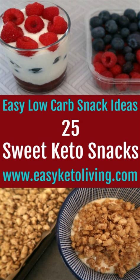 25 Sweet Keto Snacks Quick Easy Low Carb Sweet Snack Ideas
