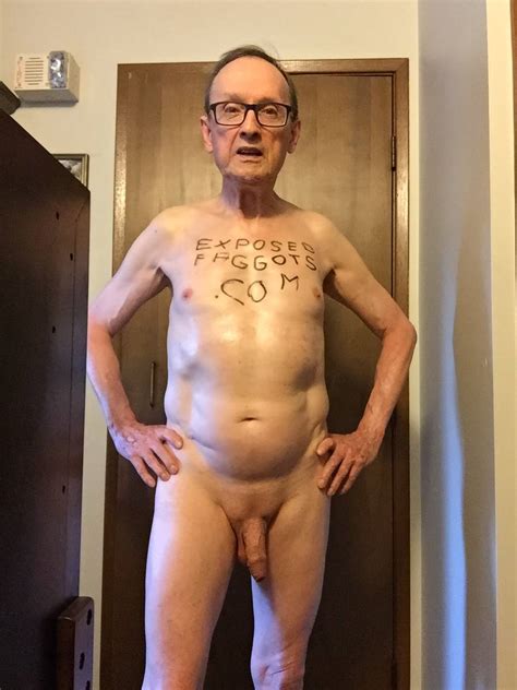 Exposed Faggot Pervert Slut Poses Naked Exposedfaggots Com