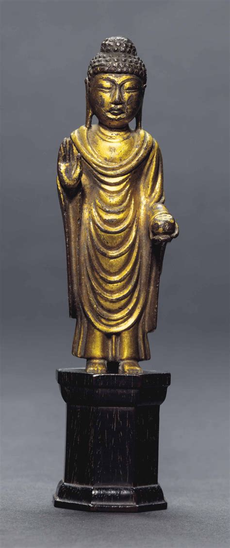 A Gilt Bronze Figure Of Bhaishajyaguru Yaksa Yeorae Buddha Of