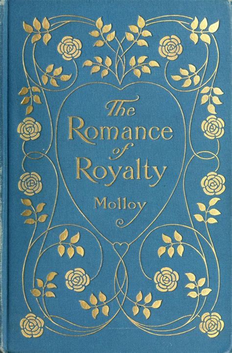 Cover Of The Romance Of Royalty 1904 Book Cover Art Vintage Book