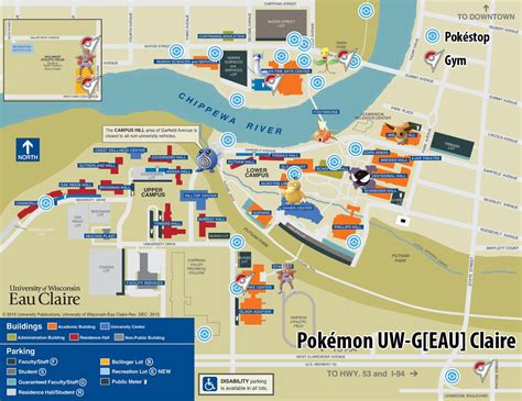 Uw Eau Claire Campus Map | Boston Massachusetts On A Map