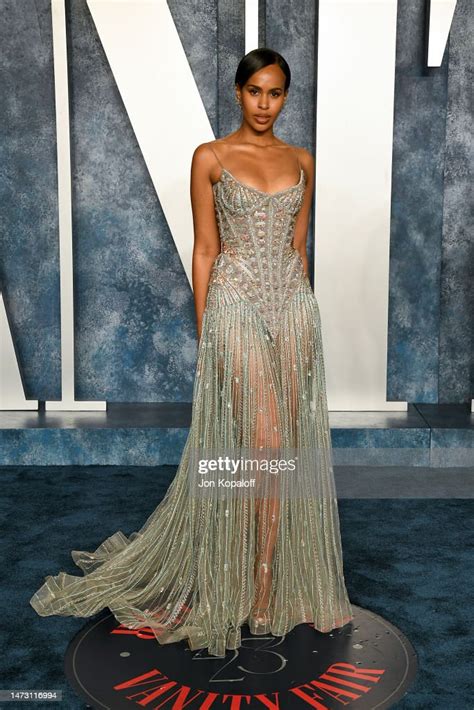 Sabrina Dhowre Elba Attends The 2023 Vanity Fair Oscar Party Hosted