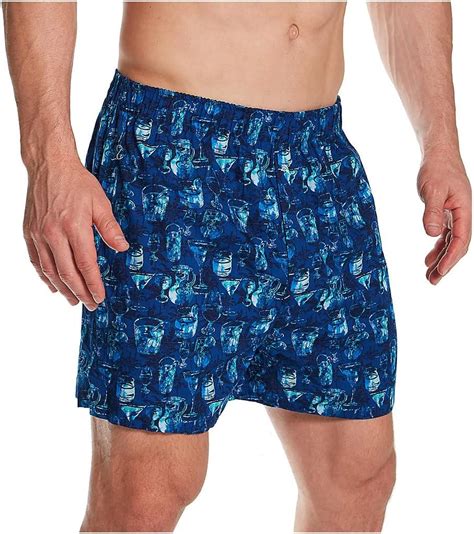 Tommy Bahama Big Tall Cotton Woven Boxers Tropical Liquers 2XB 47 49